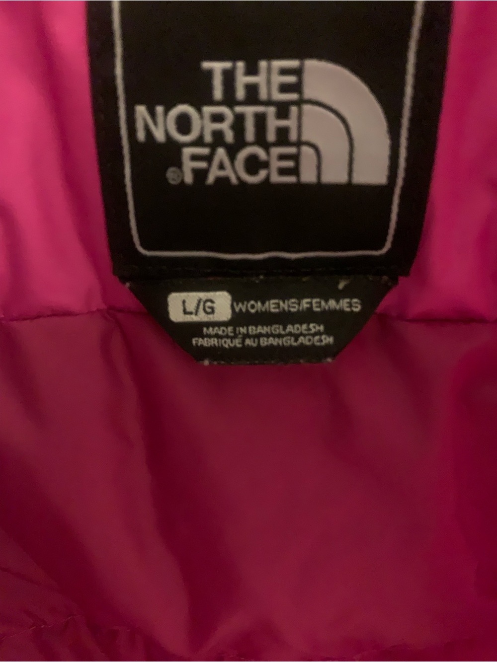 The North Face Women's Bright Pink Quilted Puffer Vest - Picture 2 of 3